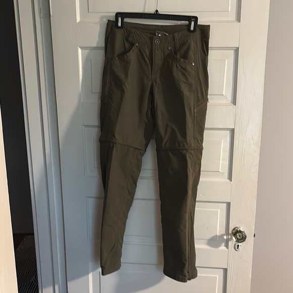Kuhl Olive Convertible Pants to Shorts - Picture 1 of 4